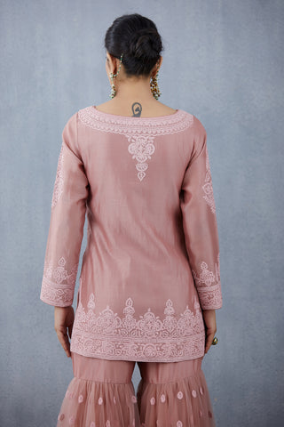 Torani-Carnation Gulbahar Vedika Kurta Set-INDIASPOPUP.COM