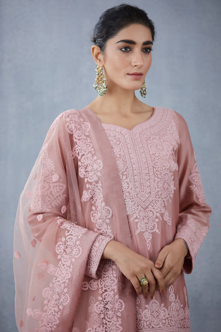 Torani-Carnation Gulbahar Vedika Kurta Set-INDIASPOPUP.COM