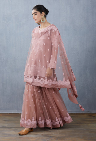 Torani-Carnation Gulbahar Vedika Kurta Set-INDIASPOPUP.COM