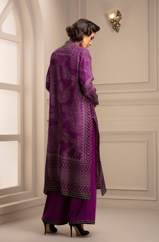 Rajdeep Ranawat-Purple Tunic And Pant-INDIASPOPUP.COM