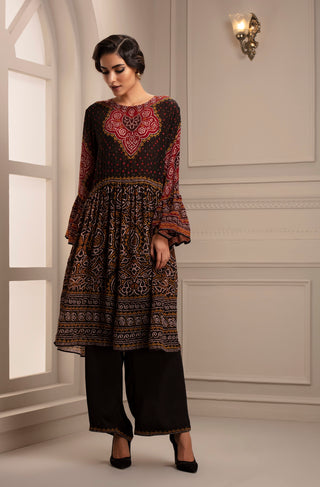 Rajdeep Ranawat-Black Tunic With Pant-INDIASPOPUP.COM