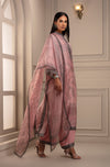 Rajdeep Ranawat-Blush Tunic With Pant And Stole-INDIASPOPUP.COM