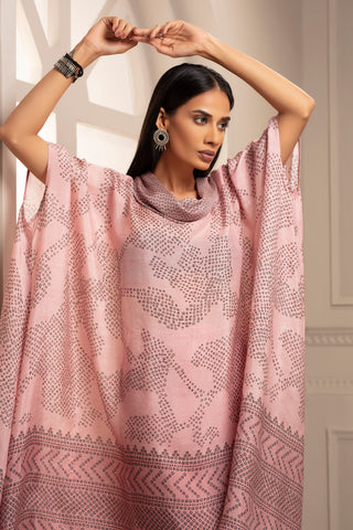 Rajdeep Ranawat-Blush Cowl Neck Tunic & Pant-INDIASPOPUP.COM