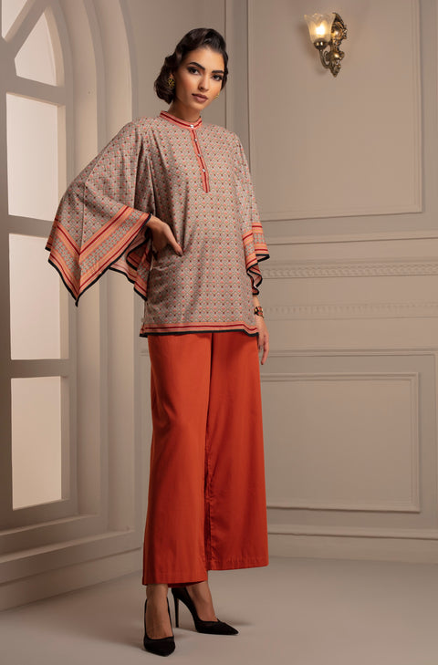 Rajdeep Ranawat-Orange & Dove Top With Pant-INDIASPOPUP.COM