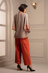 Rajdeep Ranawat-Orange & Dove Top With Pant-INDIASPOPUP.COM