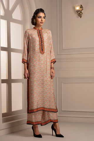 Rajdeep Ranawat-Dove Kurta With Pant & Stole-INDIASPOPUP.COM