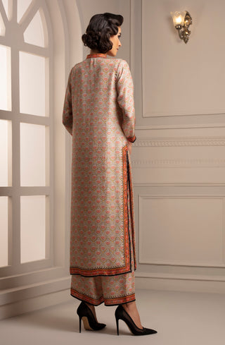 Rajdeep Ranawat-Dove Kurta With Pant & Stole-INDIASPOPUP.COM