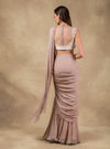Ridhi Mehra - Pink Embroidered Drape Saree - INDIASPOPUP.COM