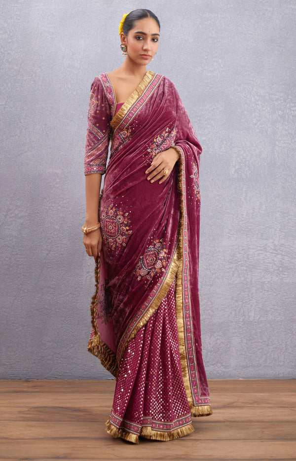 Torani | Ruby Manika Agahni Saree With Blouse | INDIASPOPUP.COM