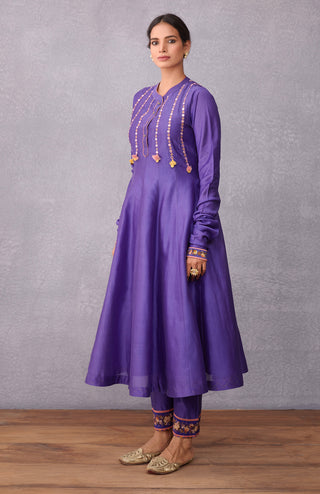 Torani-Purple Jamuni Sitara Raisah Kurta With Pants-INDIASPOPUP.COM