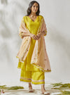 Devyani Mehrotra-Yellow Vintage Carnation Suit-INDIASPOPUP.COM