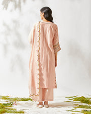 Devyani Mehrotra-Peony Pink Banjara Mirror Work Suit-INDIASPOPUP.COM