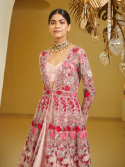 Varun Bahl-Pink Embroidered Lehenga Jacket-INDIASPOPUP.COM