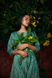Nautanky - Mint Green Afghani Jumpsuit - INDIASPOPUP.COM