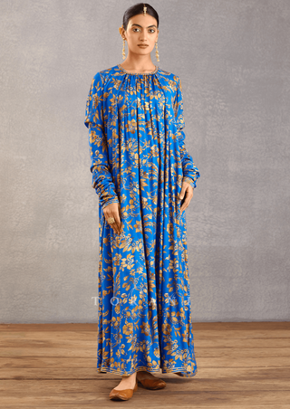 Torani-Persian Blue Amrut Maxi Dress-INDIASPOPUP.COM