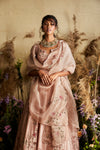 Ridhi Mehra-Pale Pink Lehenga Blouse With Dupatta-INDIASPOPUP.COM