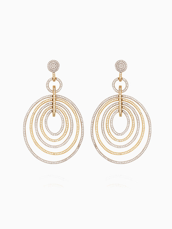 Tizora-Two Tone Danglers-INDIASPOPUP.COM