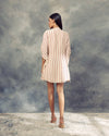 Bhumika Sharma-Ivory Nukta Print Embroidered Kaftan Dress-INDIASPOPUP.COM