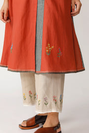 Payal Pratap-Red Baritone Tunic With Pants-INDIASPOPUP.COM