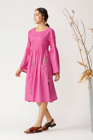 Payal Pratap-Pink Aronia Embroidered Tunic-INDIASPOPUP.COM