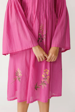 Payal Pratap-Pink Aronia Embroidered Tunic-INDIASPOPUP.COM