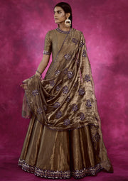 Vvani By Vani Vats-Mughal Botta Dupataa Anarkali Set-INDIASPOPUP.COM