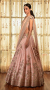 Dolly J-Pale Pink  Aviana Chiffon Chikankari Lehenga Set-INDIASPOPUP.COM