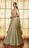Dolly J-Pastel Green Shamrock Chikankari Lehenga Set-INDIASPOPUP.COM