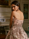 Dolly J-Blush Pink Nevena Silk Statement Gown-INDIASPOPUP.COM