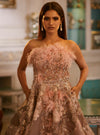 Dolly J-Blush Pink Nevena Silk Statement Gown-INDIASPOPUP.COM