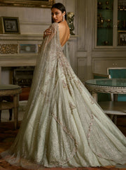 Dolly J-Aqua Mist Green Aphra Gown-INDIASPOPUP.COM
