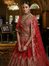 Dolly J-Maroon Naima Raw Silk Lehenga Set-INDIASPOPUP.COM