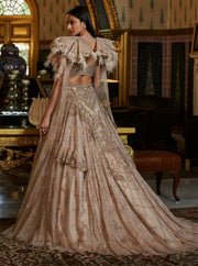 Dolly J-Gold Elvera Lehenga Set-INDIASPOPUP.COM
