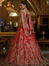 Dolly J-Red Shahana Raw Silk Lehenga Set-INDIASPOPUP.COM