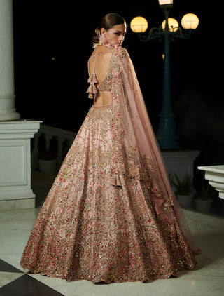 Dolly J-Roseate Blush Peach Lehenga Set-INDIASPOPUP.COM