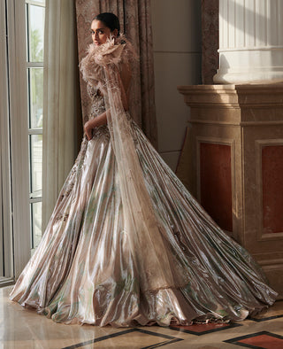 Dolly J-Delisha Ivory Bridal Gown-INDIASPOPUP.COM