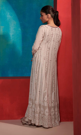 Dolly J-Ivory Mellow Poetry Chikankari Kurta Set-INDIASPOPUP.COM