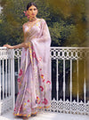 Rar Studio-Grey & Multi Saree Set-INDIASPOPUP.COM