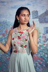Taavare-Ice Blue Embroidered Jumpsuit-INDIASPOPUP.COM