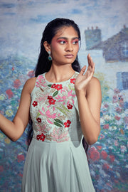 Taavare-Ice Blue Embroidered Jumpsuit-INDIASPOPUP.COM