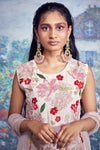 Taavare-Pink Embroidered Kurti With Pants & Dupatta-INDIASPOPUP.COM