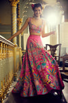 Aisha Rao-Pink Lehenga & Blouse With Dupatta-INDIASPOPUP.COM