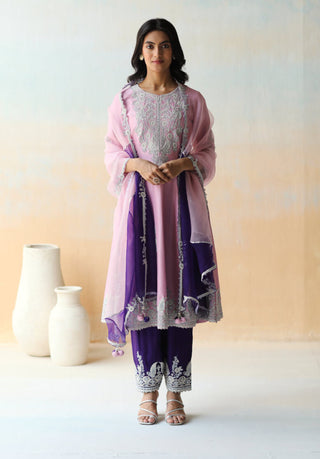 Aman Takyar-Purple Lilac Kurta Set-INDIASPOPUP.COM