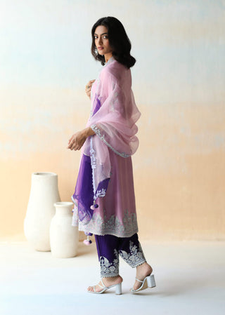 Aman Takyar-Purple Lilac Kurta Set-INDIASPOPUP.COM