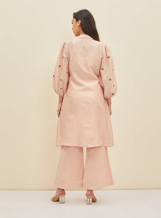Meadow-Blush Pink Aurora Tunic Set-INDIASPOPUP.COM