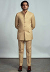 Arjun Kilachand-Champagne Classic Bandgala Suit-INDIASPOPUP.COM