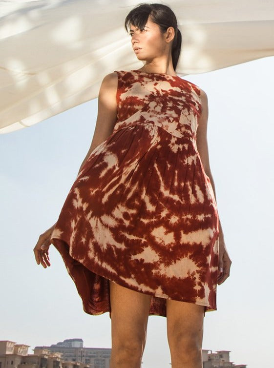 Tie dye skater outlet dress