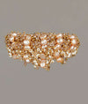 House Of Doro-Peach Pearl Studded Bracelet-INDIASPOPUP.COM