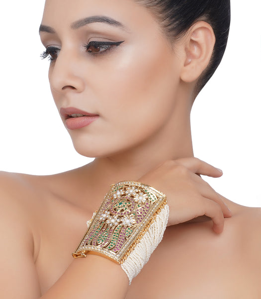 Baroque Rhinestone Finger Ring Bracelet for Women Crystal Hollow Female  Wrist Bangle Chain Hand Jewelry Wedding Accessories Gift - AliExpress