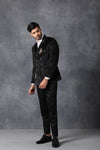 Ankit V Kapoor-Black Velvet Tuxedo-INDIASPOPUP.COM
